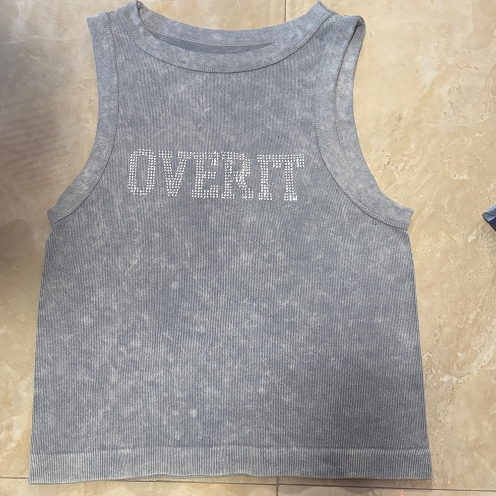 Kids Sleeveless Gray Top